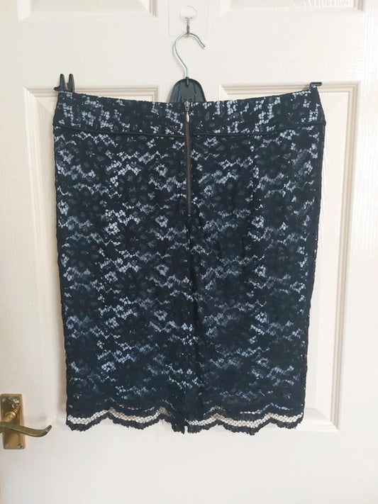 Lace overlay skirt