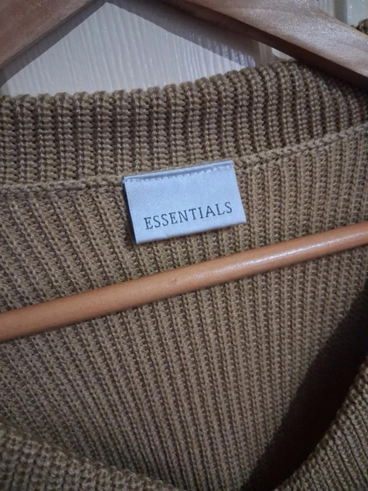 Ribbed beige jumper UK14/16