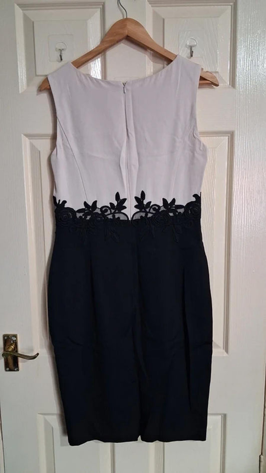 Monochrome dress UK12