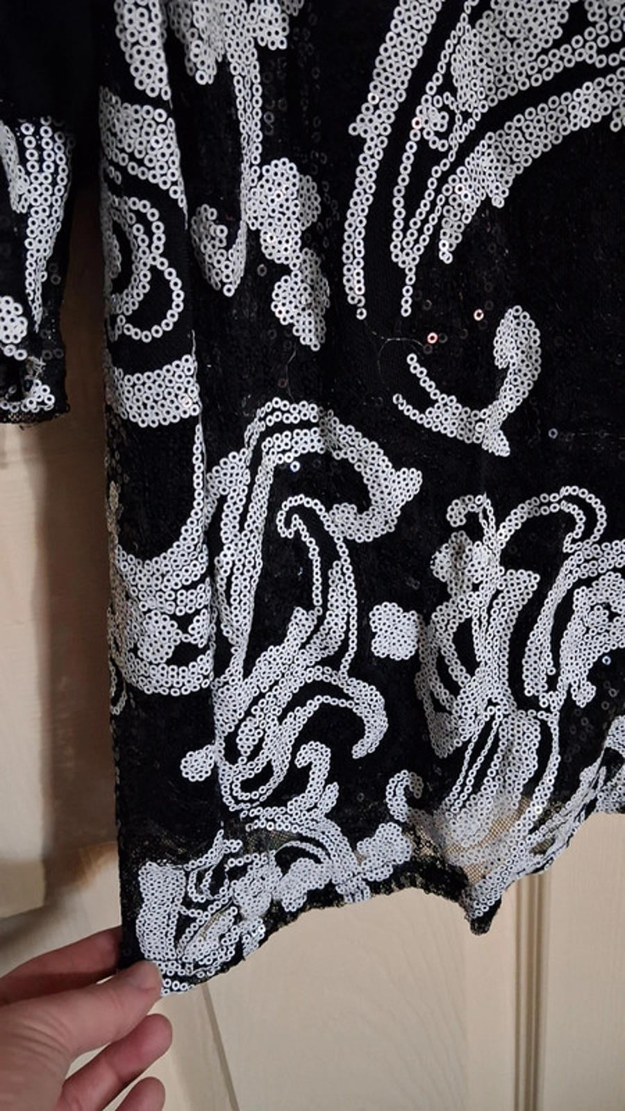 Sparkly black dress UK18