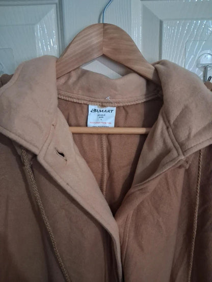 Brown fleece jacket size L
