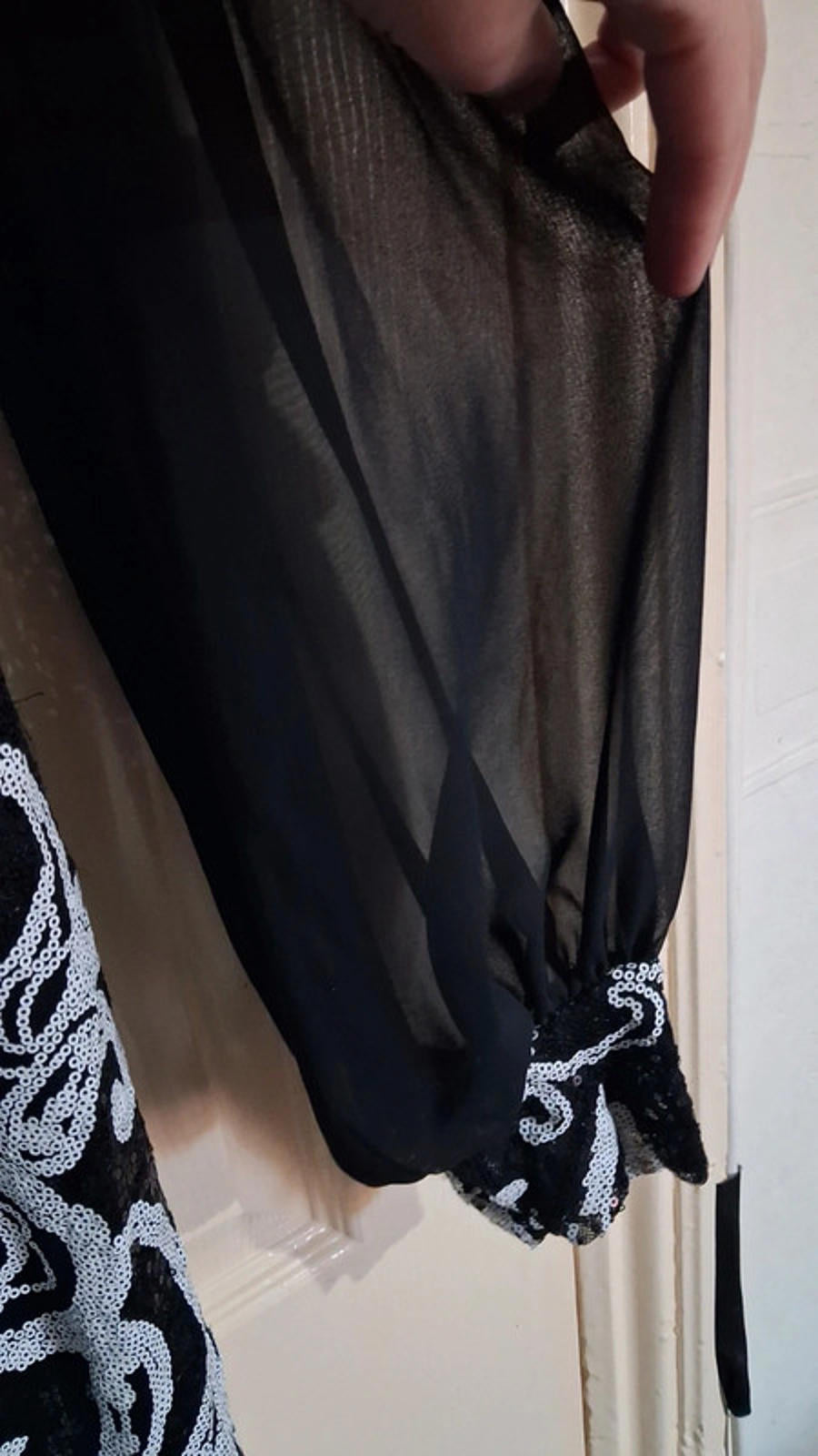 Sparkly black dress UK18