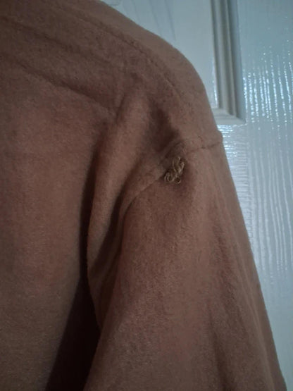 Brown fleece jacket size L
