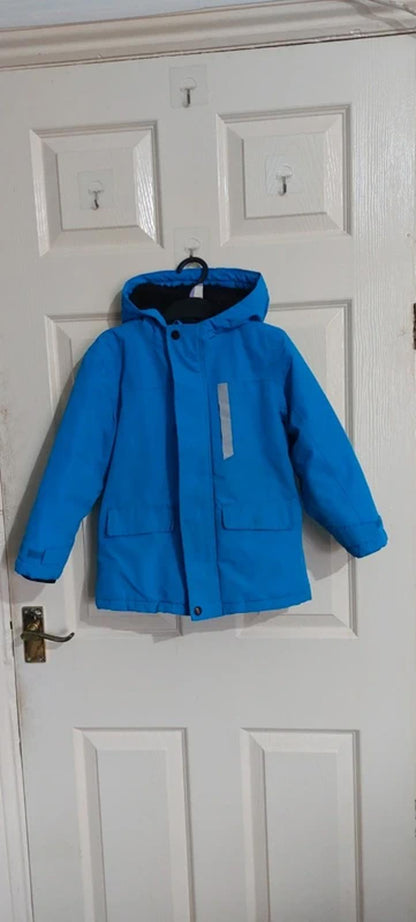 Blue winter coat