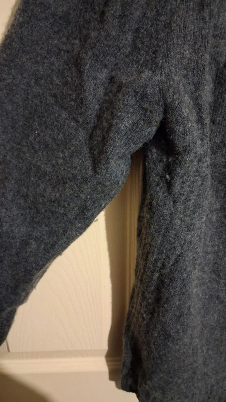 Grey wool cardigan size L