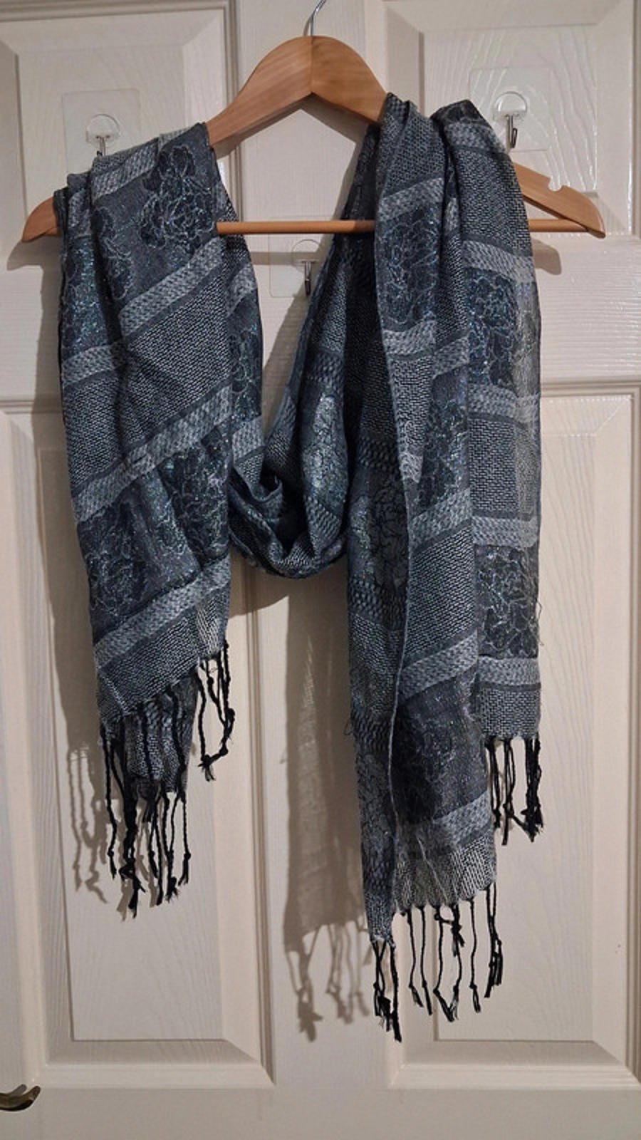 Sparkly black scarf