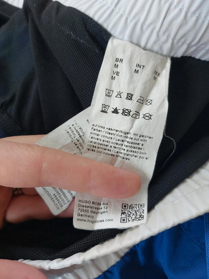 Blue swim shorts