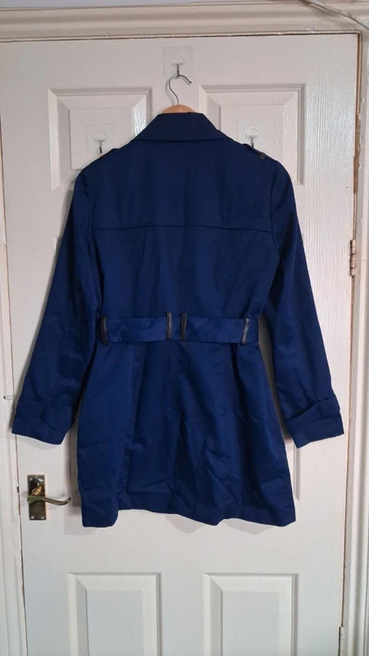 Navy trench coat UK10