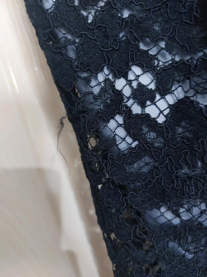 Lace overlay skirt