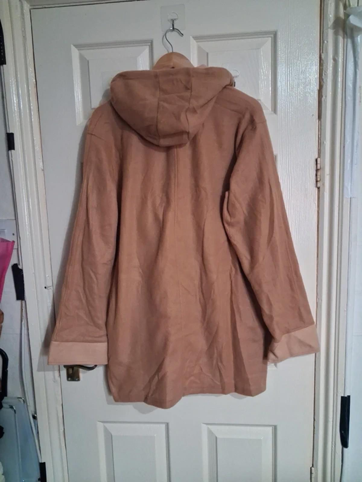 Brown fleece jacket size L
