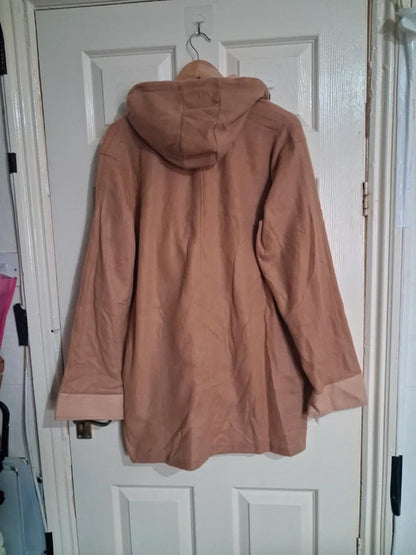 Brown fleece jacket size L