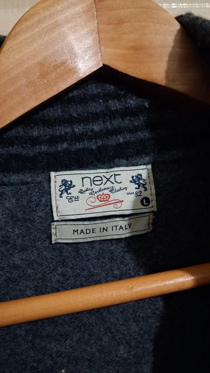 Grey wool cardigan size L