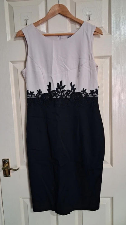 Monochrome dress UK12