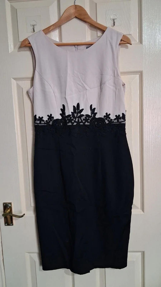 Monochrome dress UK12