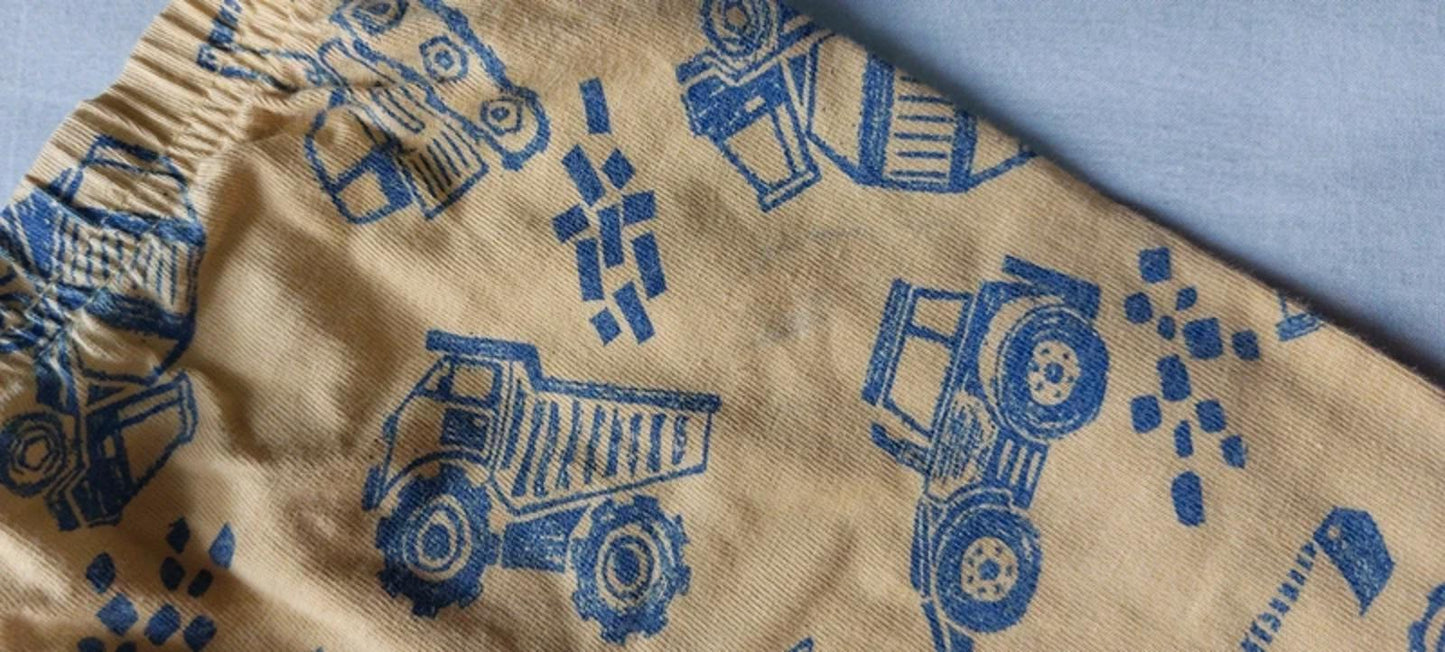 Construction vehicle pyjamas