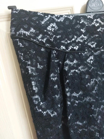 Lace overlay skirt