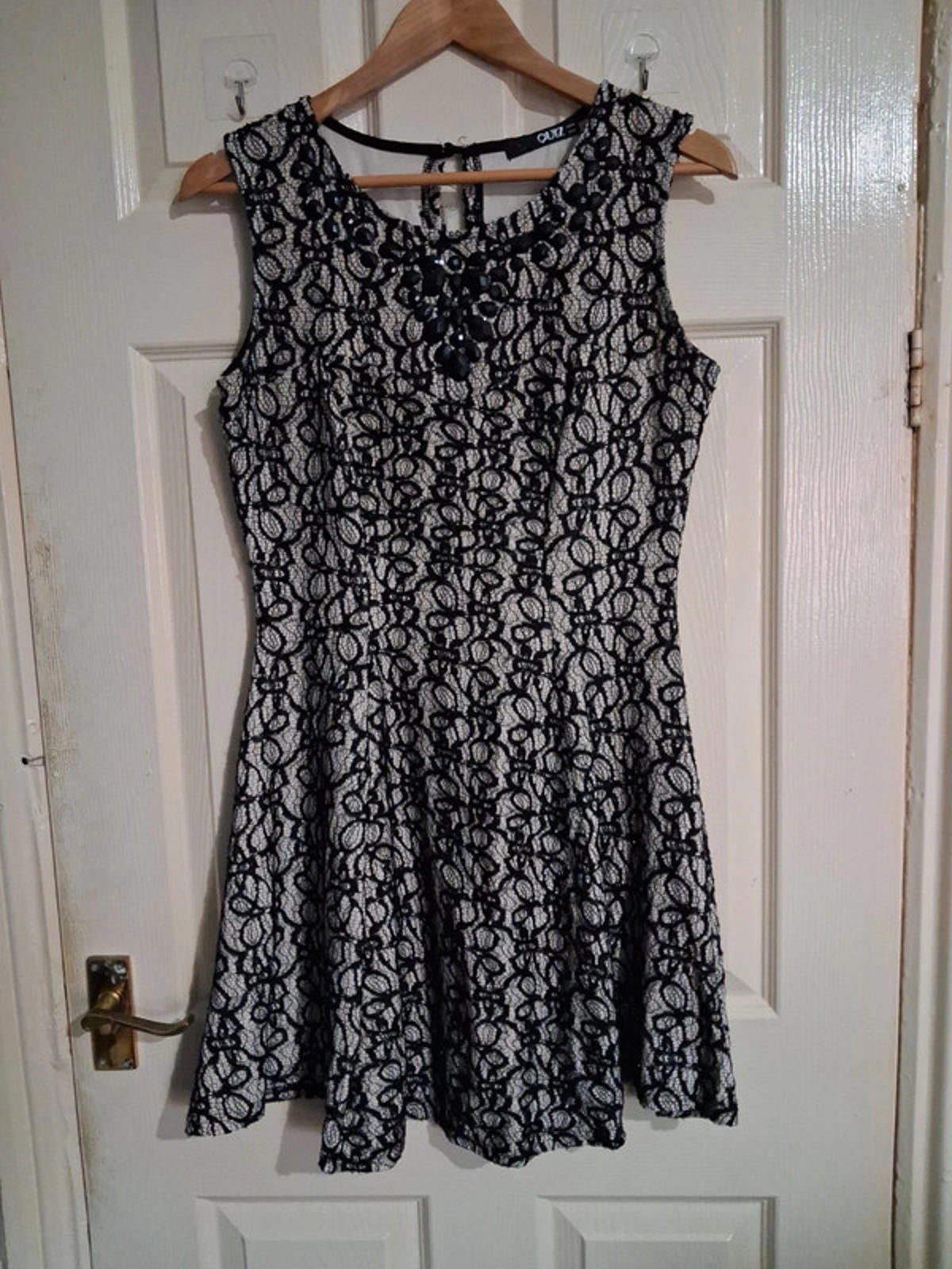 Lace skater dress UK14