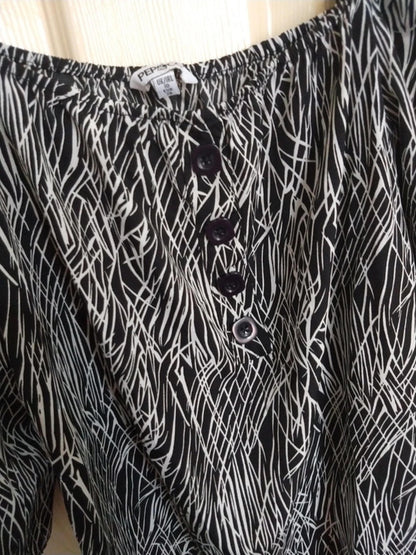 Monochrome dress UK10