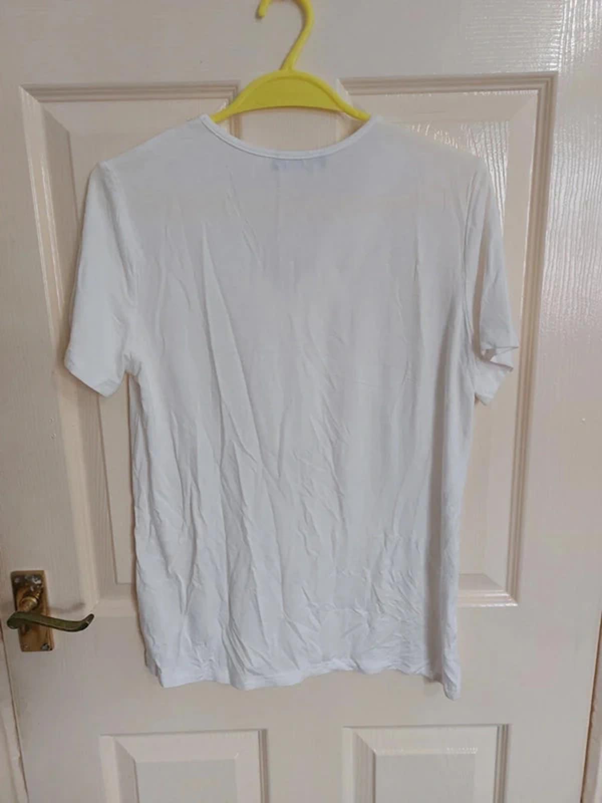 Sparkly cream top UK S/8/10