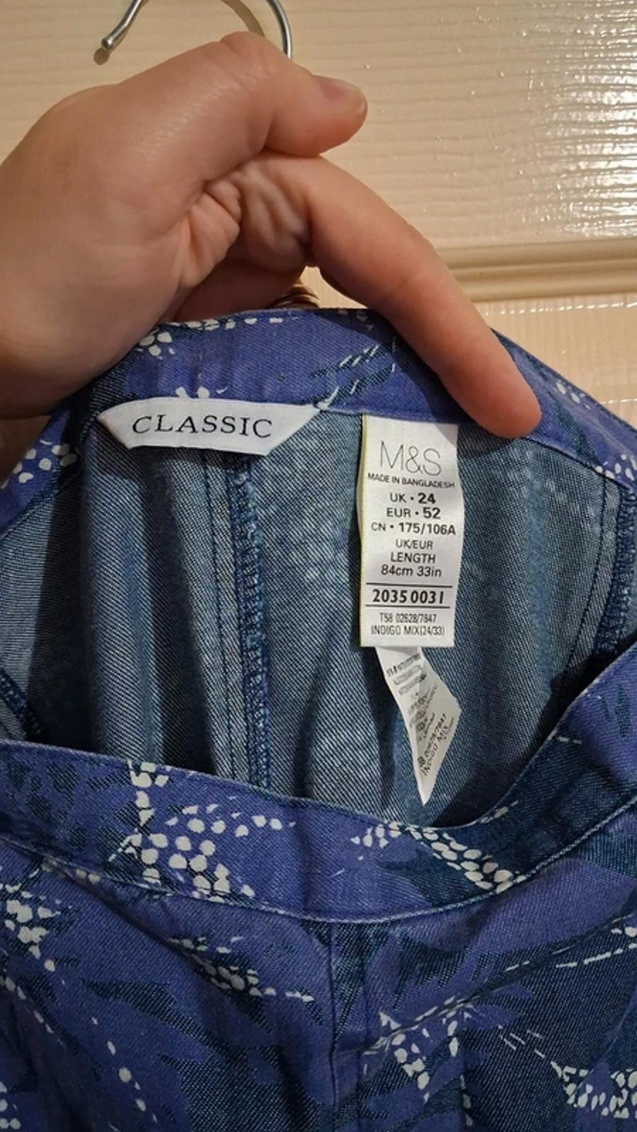 Long blue skirt UK24