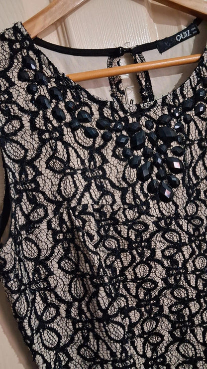 Lace skater dress UK14