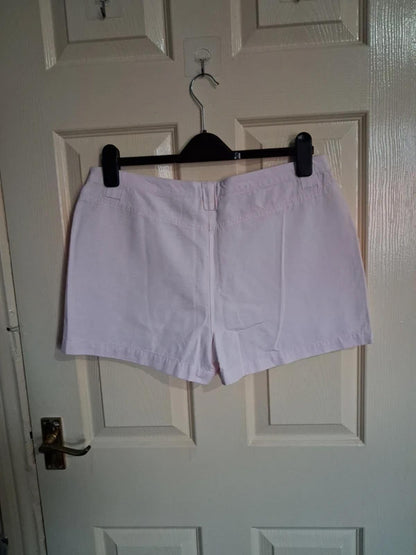 Pale pink shorts UK14