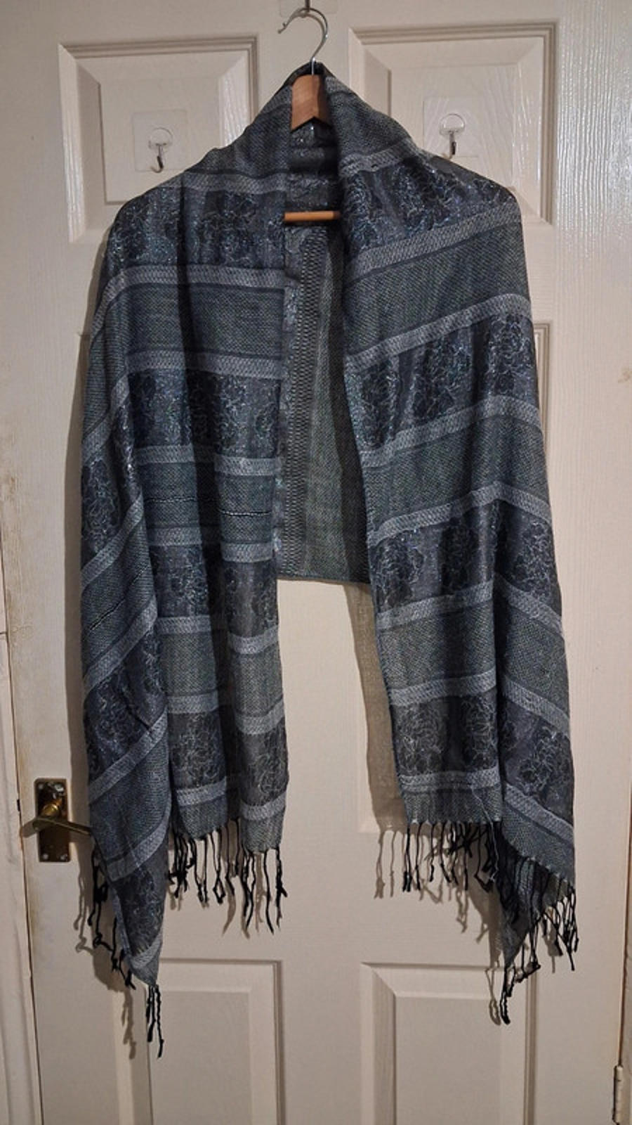 Sparkly black scarf
