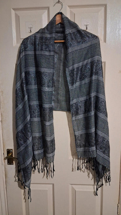 Sparkly black scarf